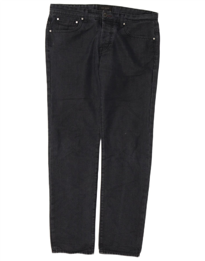 Vaqueros rectos para hombre de Ted Baker W32 L30 Negro