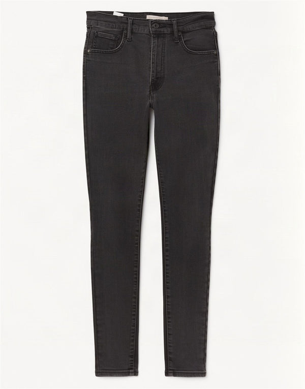 Vaqueros Levi's Mile High Super Skinny para mujer W29 L30 Algodón gris
