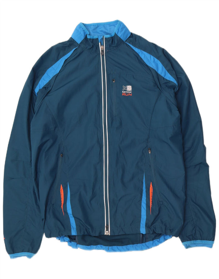 Karrimor Chaqueta de chándal para hombre UK 40 Large Azul Colorblock Poliéster