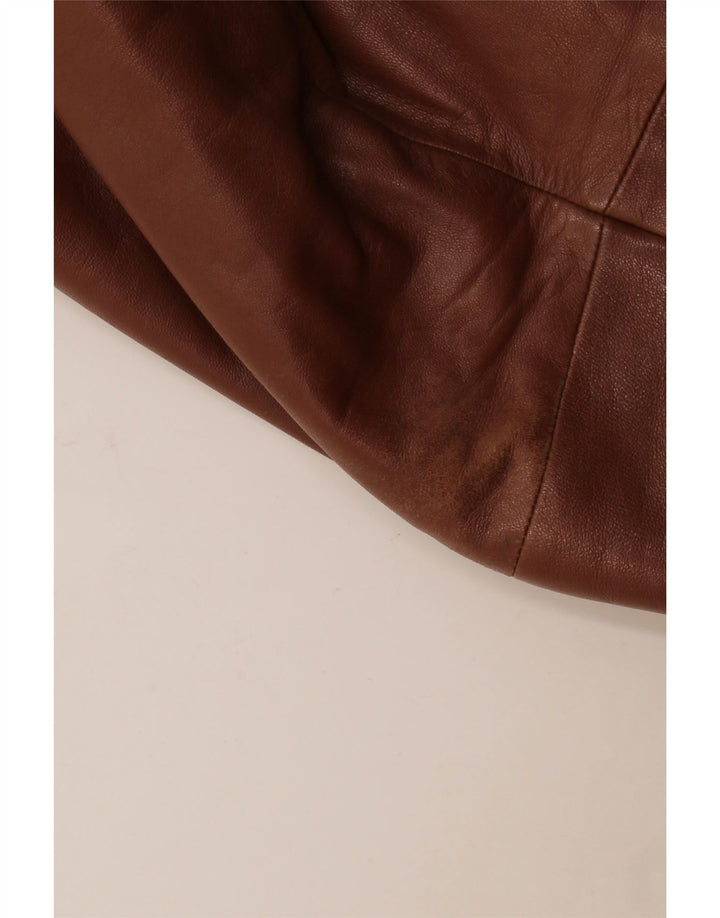 Chaqueta de cuero Scout para hombre UK 40 Large Brown