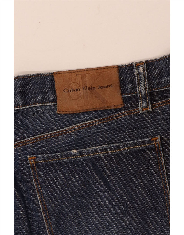 Calvin Klein Jeans Bootcut para Mujer W28 L29 Azul Marino