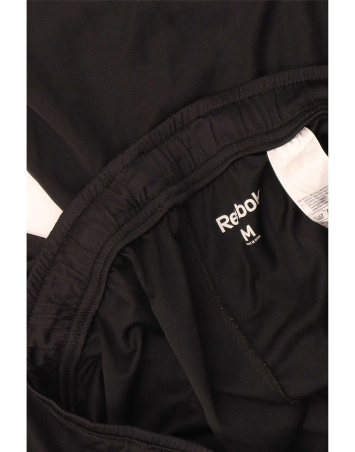 Pantalones cortos deportivos Reebok Hombre Mediano Negro Poliéster