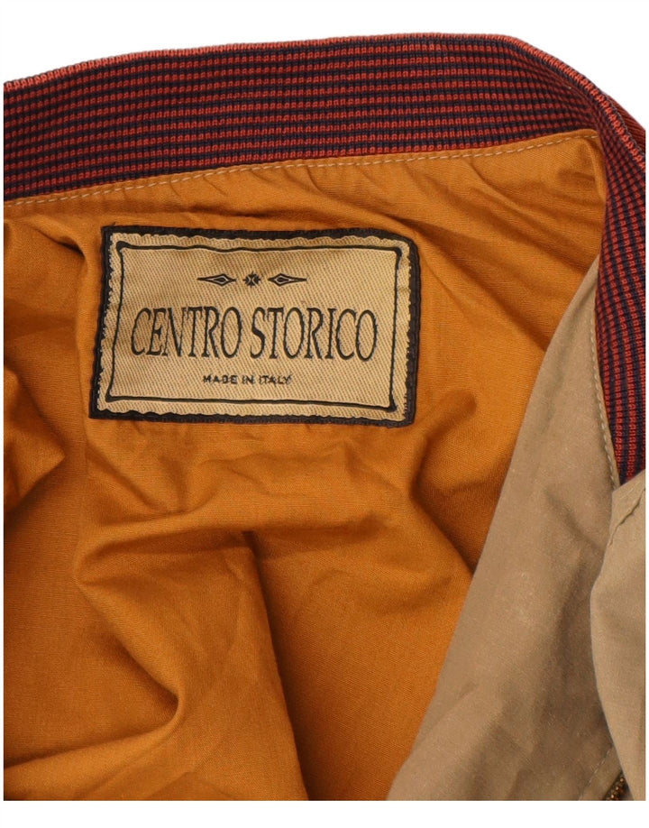 Chaqueta bomber vintage para hombre IT 52 XL Algodón beige