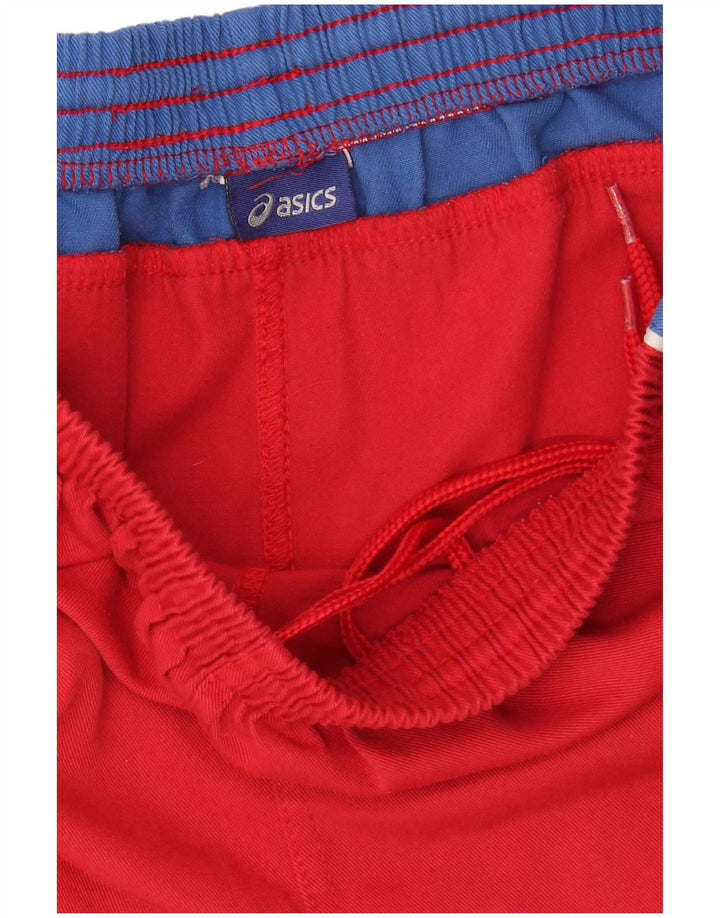 Pantalones cortos deportivos Asics para hombre, color rojo medio, bloques de color