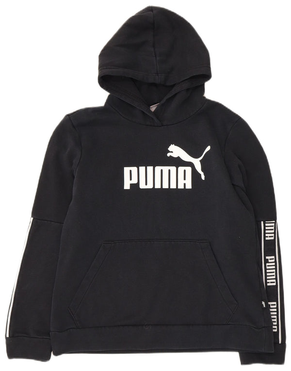 Puma - Sudadera con capucha para mujer, talla grande, color negro