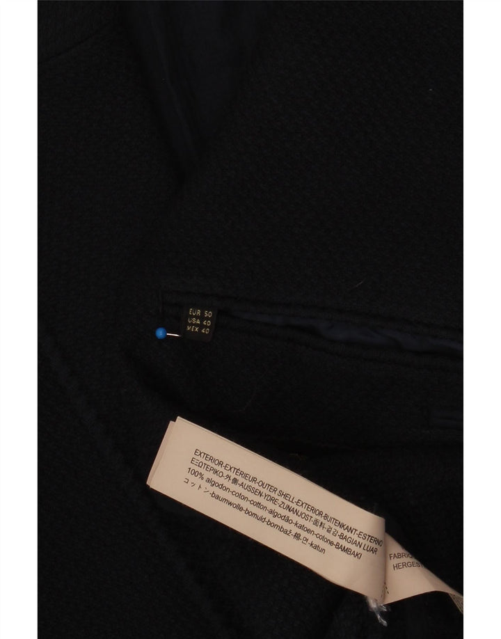 Massimo Dutti Chaqueta Blazer De 2 Botones Para Hombre EU 50 Mediano Azul Marino Algodón