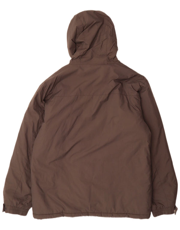 Slam Chaqueta acolchada con capucha y ajuste regular para hombre UK 42 XL Gris Nylon Sports