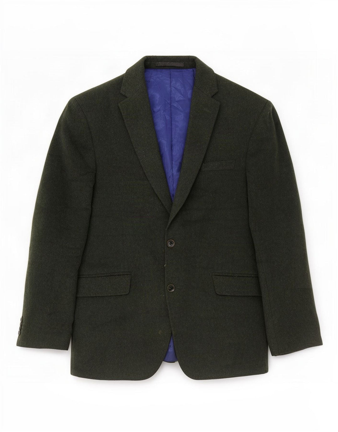 Marks & Spencer Chaqueta tipo blazer de 2 botones para hombre UK 42 Large Khaki Wool