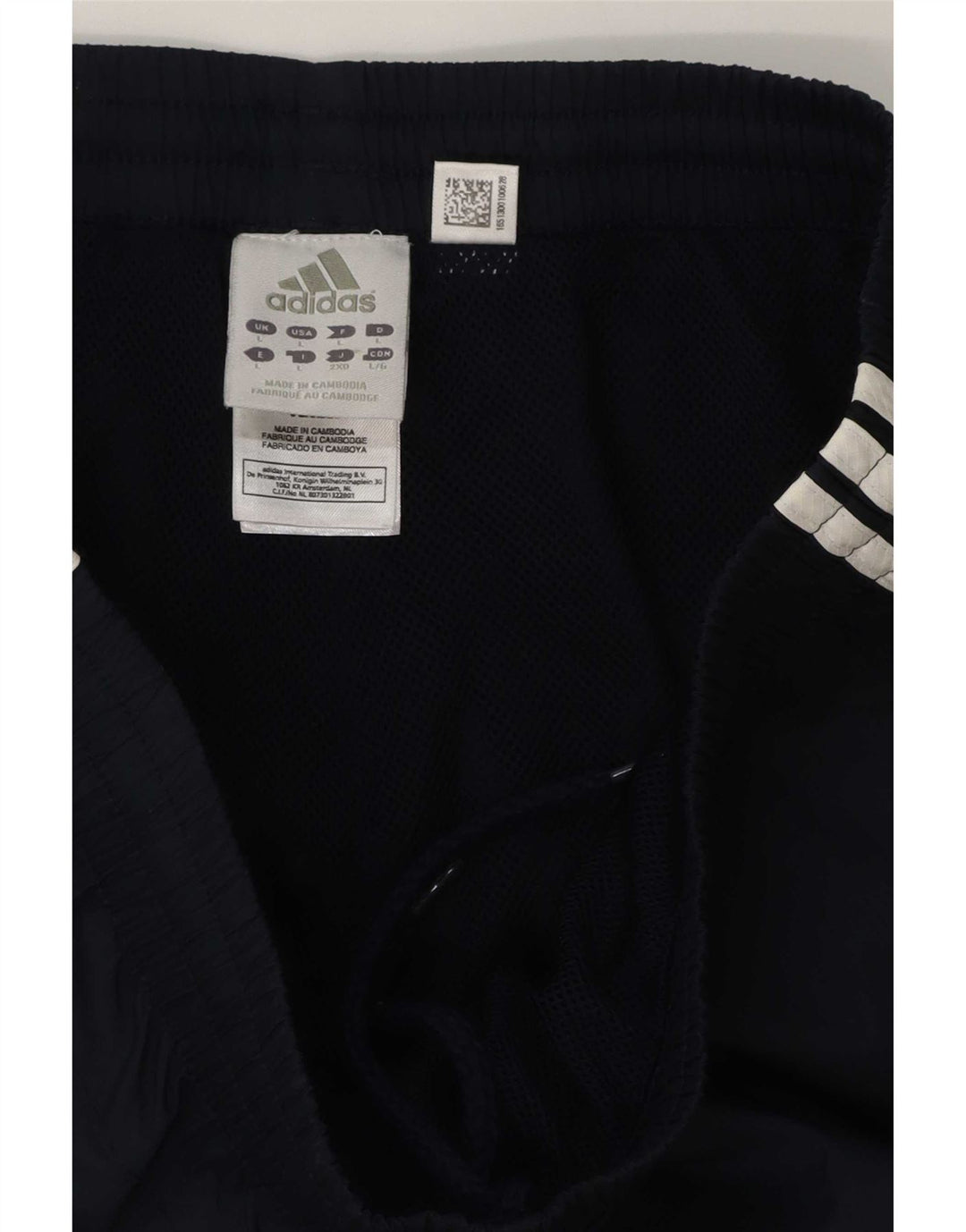 Adidas Hombre Cargo Capri Pantalones De Chándal Grande Azul Marino Poliéster