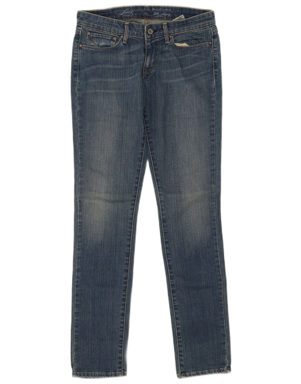 Jeans Levi's Mujer Ligeramente Curvy Skinny W28 L31 Algodón Azul