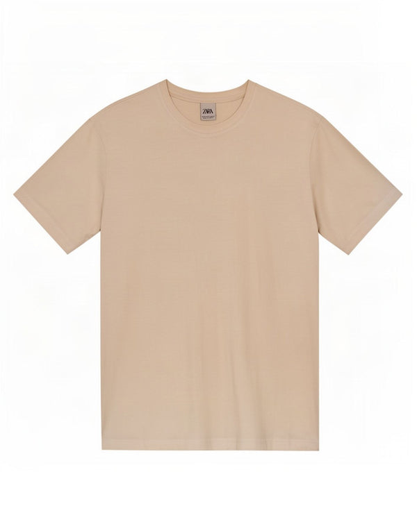 Zara Hombre Camiseta Top Medium Blanco