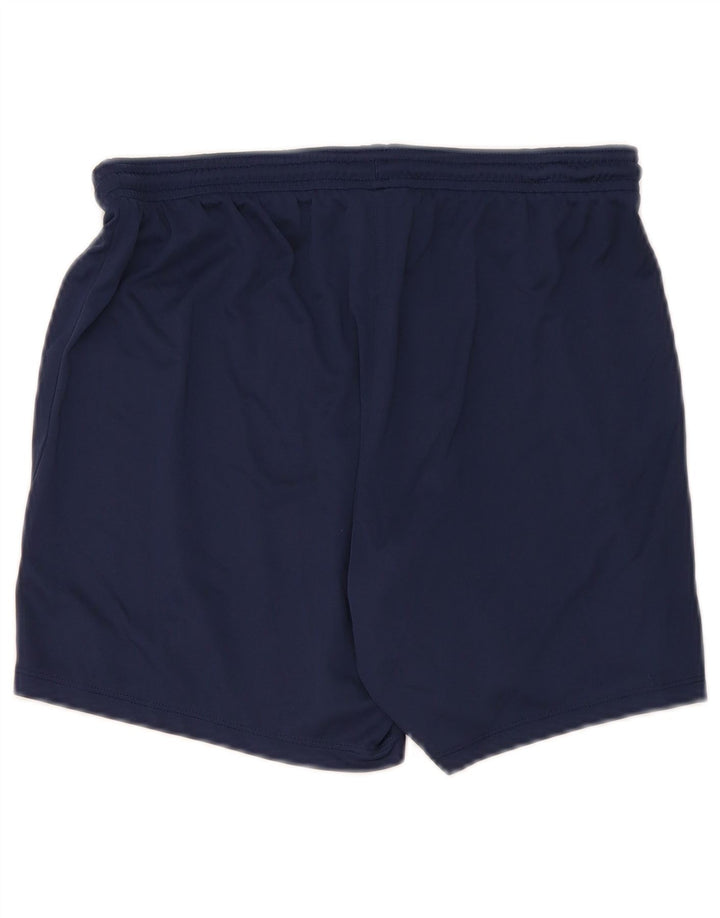 Pantalones cortos deportivos Nike Dri Fit para hombre Poliéster azul marino mediano
