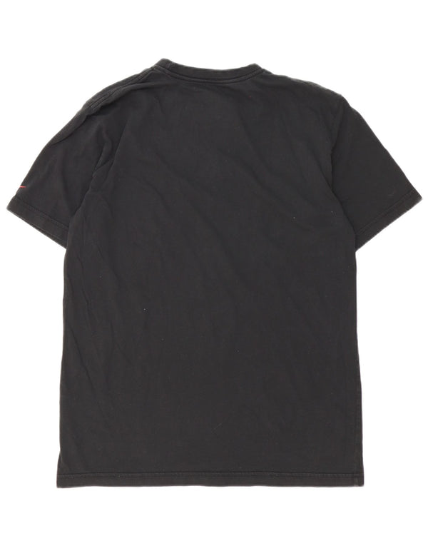 Nike Camiseta gráfica de ajuste estándar para hombre UK 38/40 Mediano Negro Algodón
