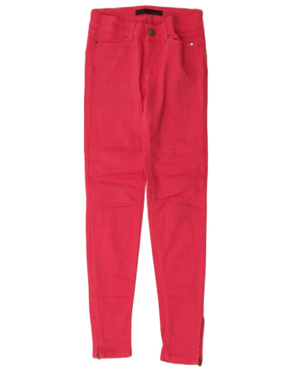 Zara Vaqueros pitillo para mujer EU 32 2XS W22 L28 Algodón rosa