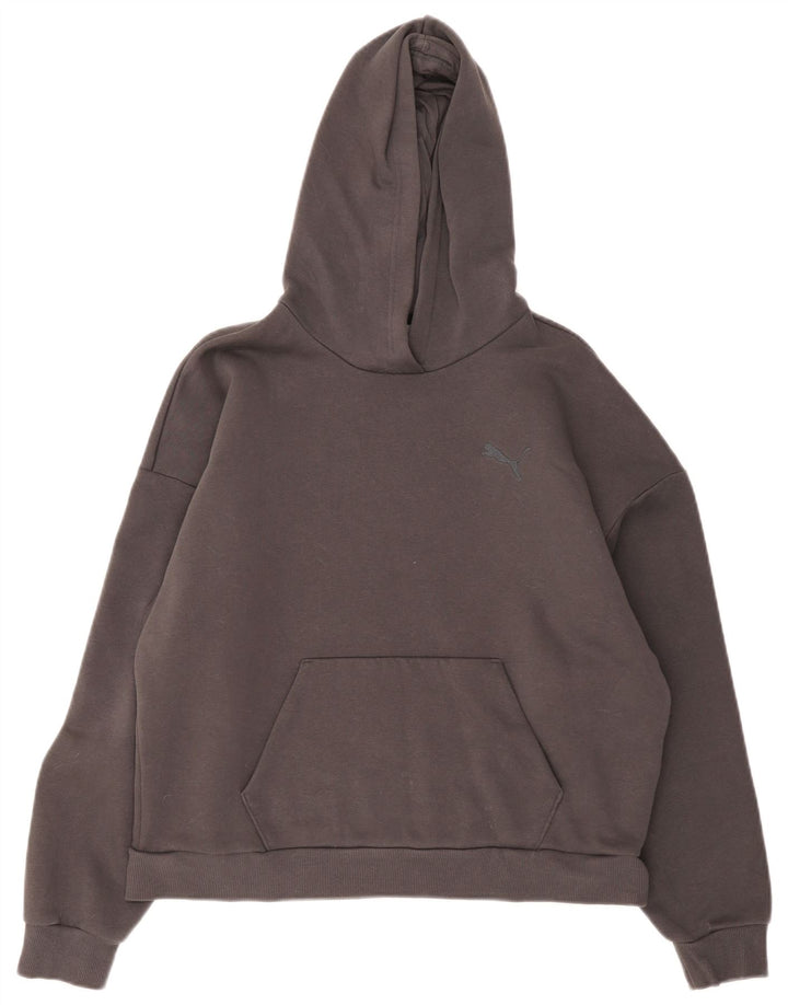 Puma - Sudadera con capucha para hombre, talla grande, algodón gris