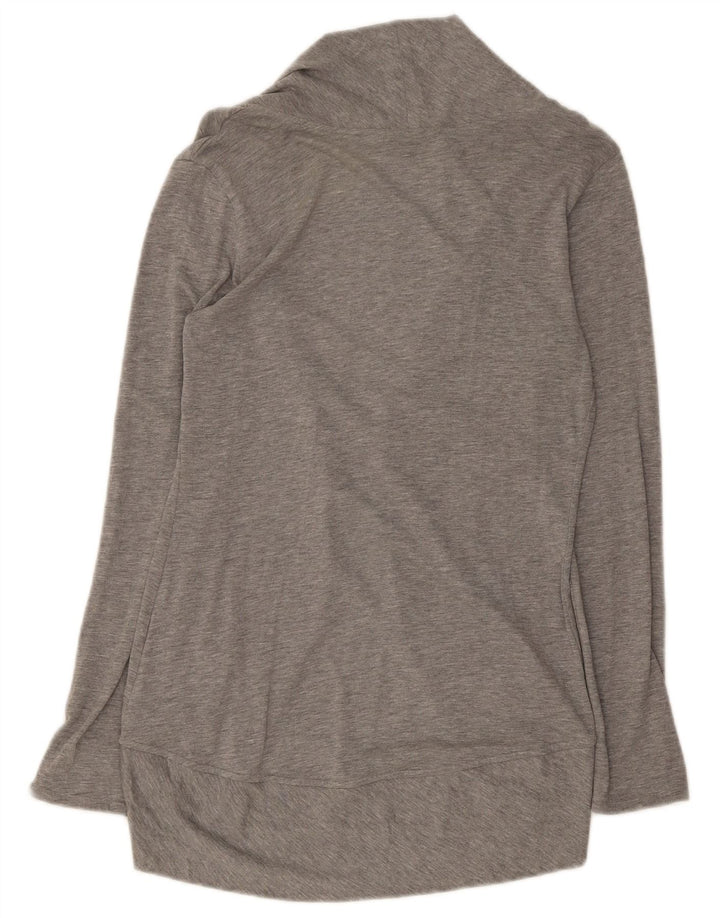 Massimo Dutti Cárdigan Largo para Mujer UK 42 Gris Medio