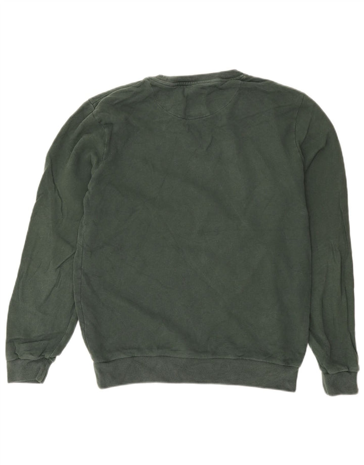 Jack Wills Hombre Sudadera Jumper Small Verde Algodón