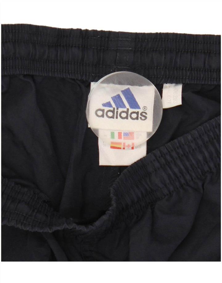 Adidas Pantalones cortos deportivos para mujer UK 12 Medium Azul marino Poliéster