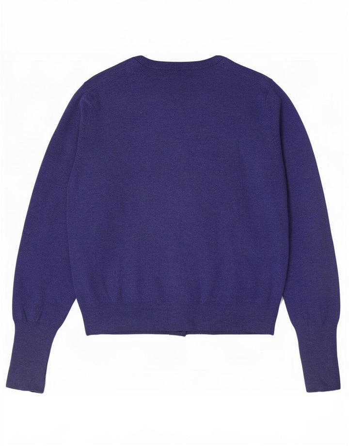 Marks & Spencer - Cárdigan para mujer, talla 40, viscosa azul medio