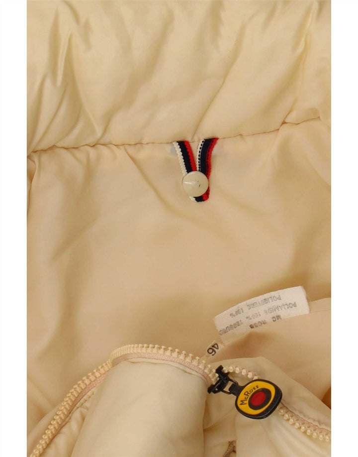 MC Ross Chaqueta Bomber para Mujer IT 46 Grande Poliamida Blanco Roto