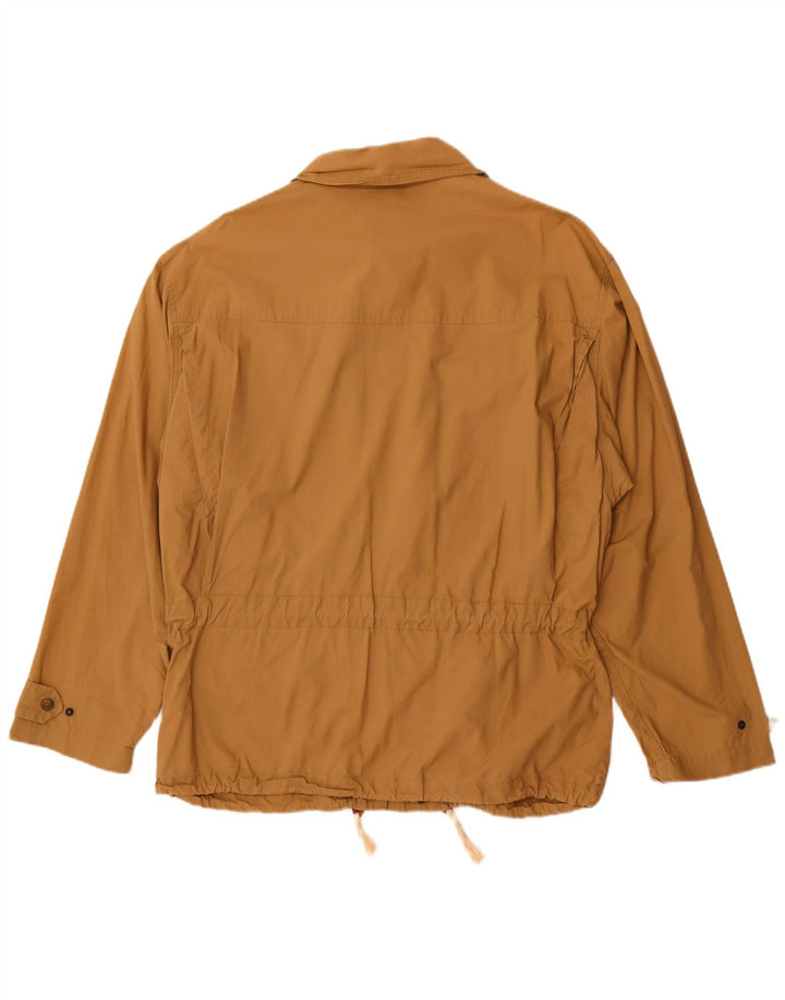 Vintage hombres chaqueta utilitaria Reino Unido 38 marrón medio