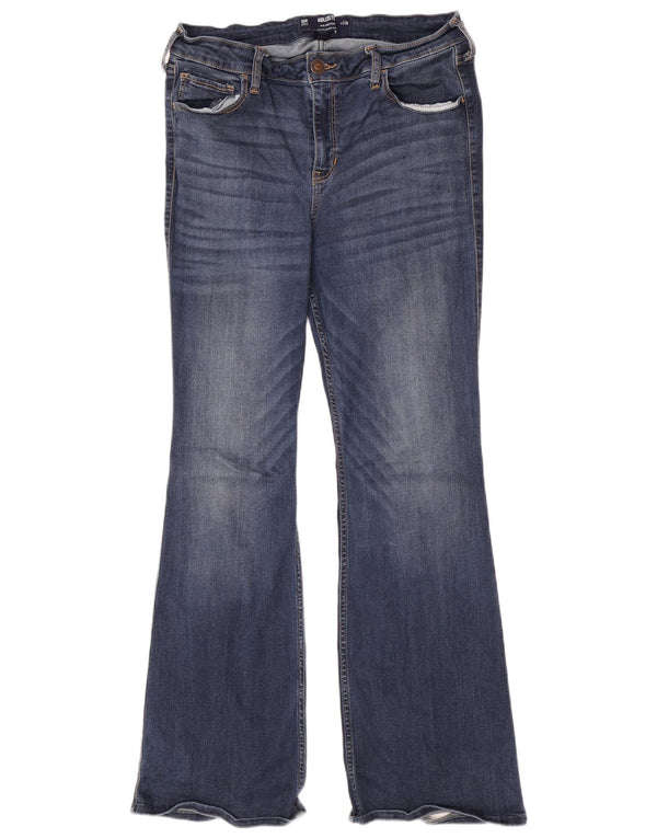 Vaqueros Hollister Bootcut para mujer Reino Unido 16 Grande W33 L30 Algodón azul
