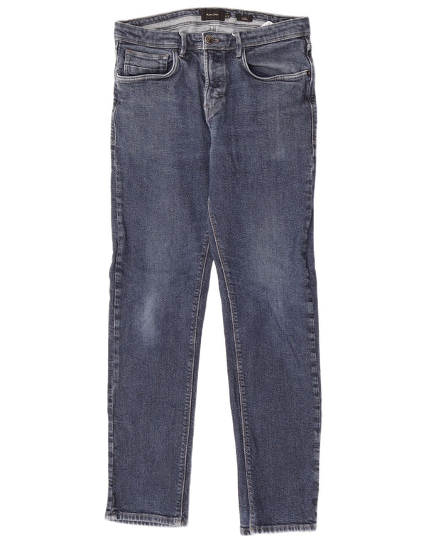 Massimo Dutti Jeans Hombre Slim W31 L29 Algodón Azul