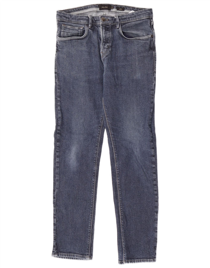 Massimo Dutti Jeans Hombre Slim W31 L29 Algodón Azul