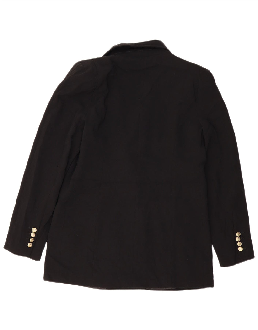 ZARA Mujer Blazer Cruzado Mediano Poliéster Negro