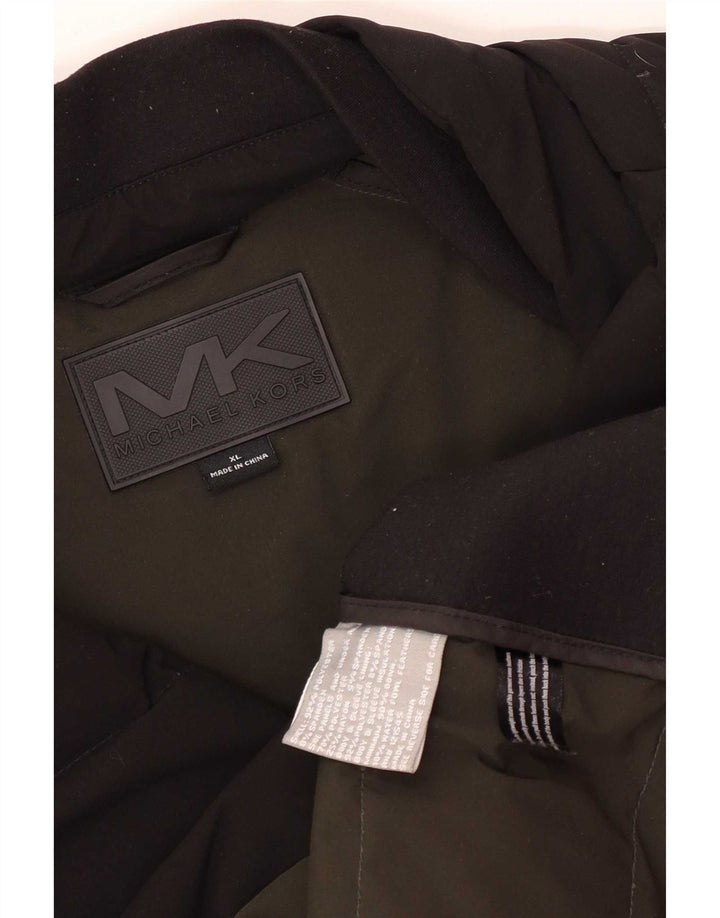 Michael Kors Chaqueta acolchada para hombre UK 42 XL Poliéster negro
