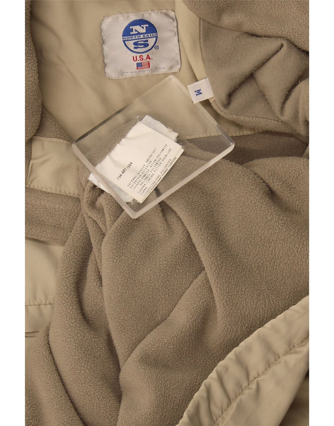 Chaqueta cortavientos para hombre North Sails UK 38 Medium Beige Poliamida