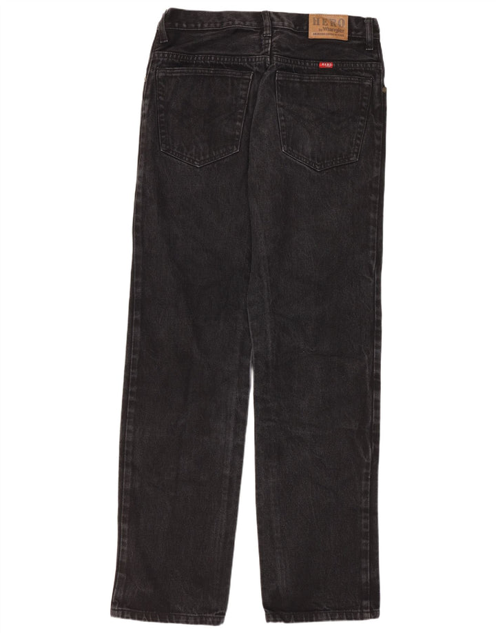 Wrangler Vaqueros rectos regulares Hero para hombre W34 L34 Algodón negro
