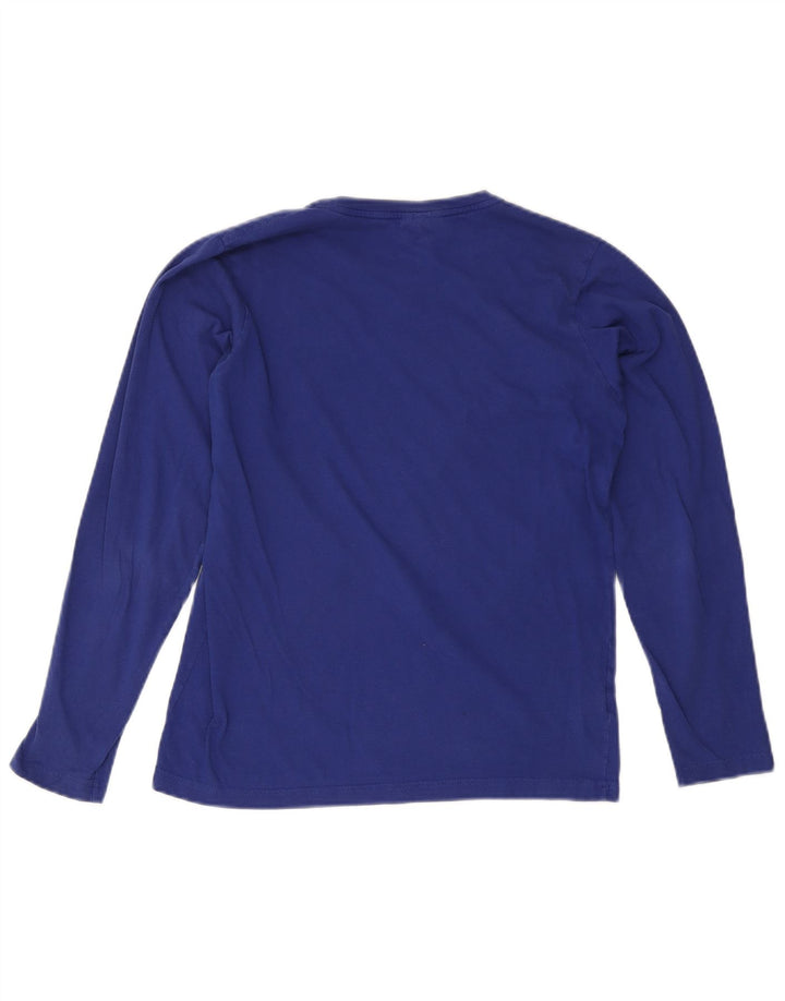 Camiseta Niño Lacoste Manga Larga 15-16 Años Azul Algodón