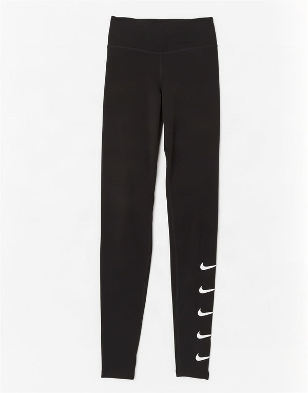 Nike Leggings Dri Fit Graphic para mujer UK 4 XS Poliéster negro