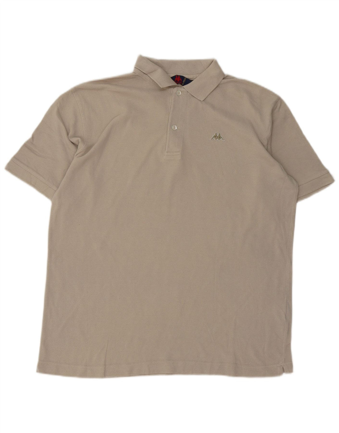 Polo Kappa Hombre De Algodón Gris Medio