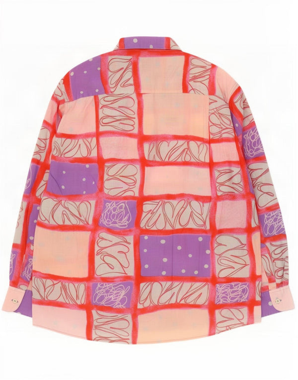 Blue Bass Mens Shirt XL Multicoloured Patchwork
