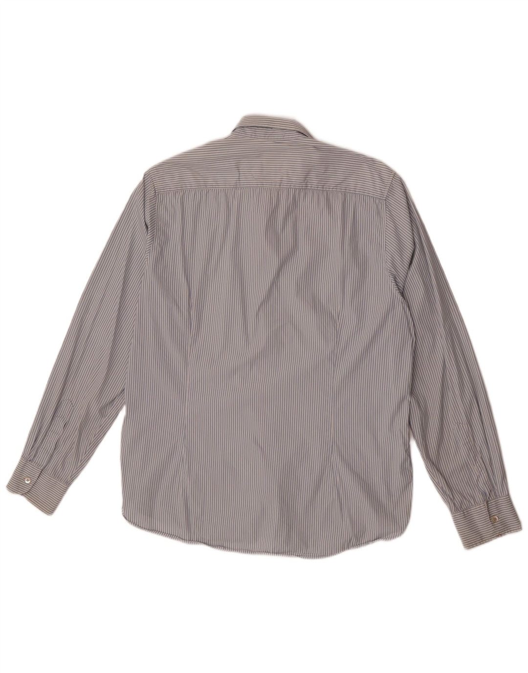 Ted Baker Camisa para hombre Talla 5 XL Algodón azul a rayas