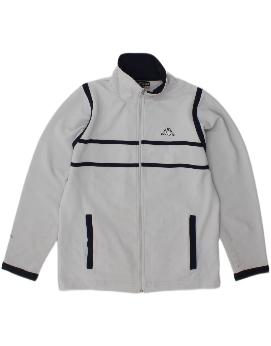 KAPPA Chaqueta de chándal para mujer UK 40 Poliéster color block gris medio