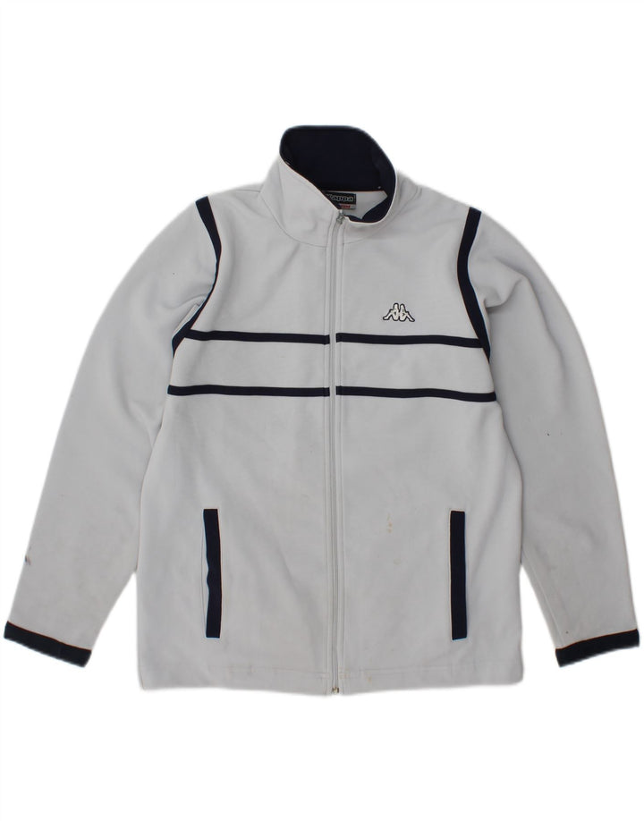 KAPPA Chaqueta de chándal para mujer UK 40 Poliéster color block gris medio