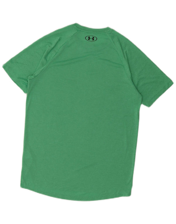Under Armour Camiseta holgada para hombre Top Small Verde Poliéster