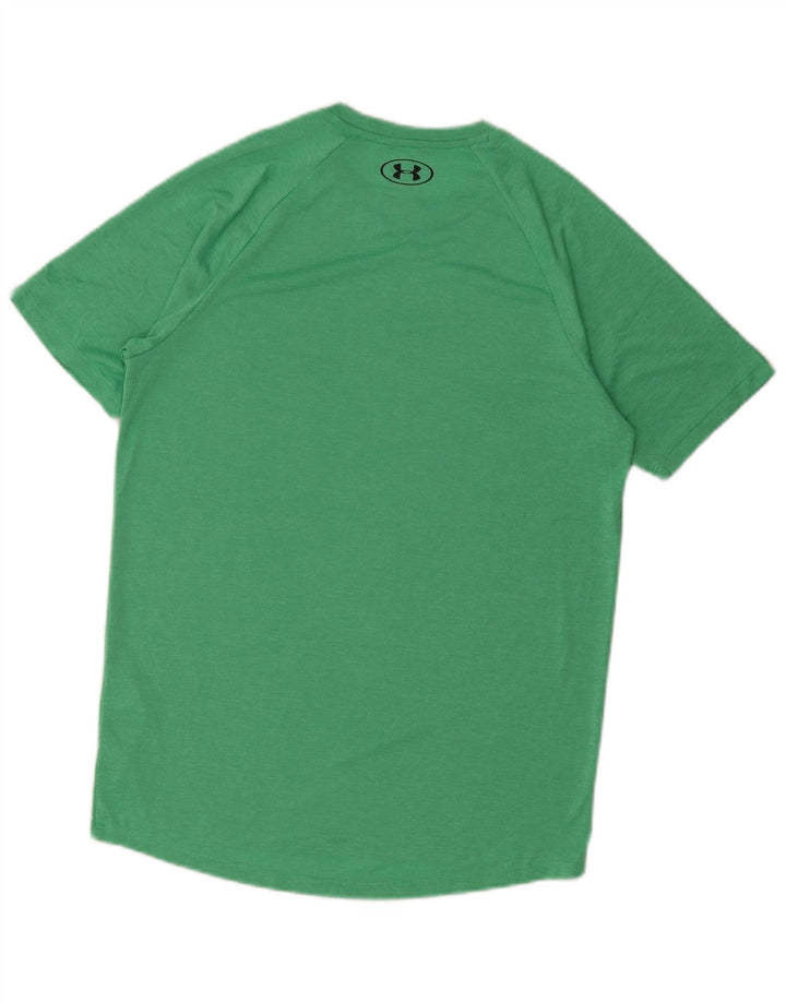 Under Armour Camiseta holgada para hombre Top Small Verde Poliéster