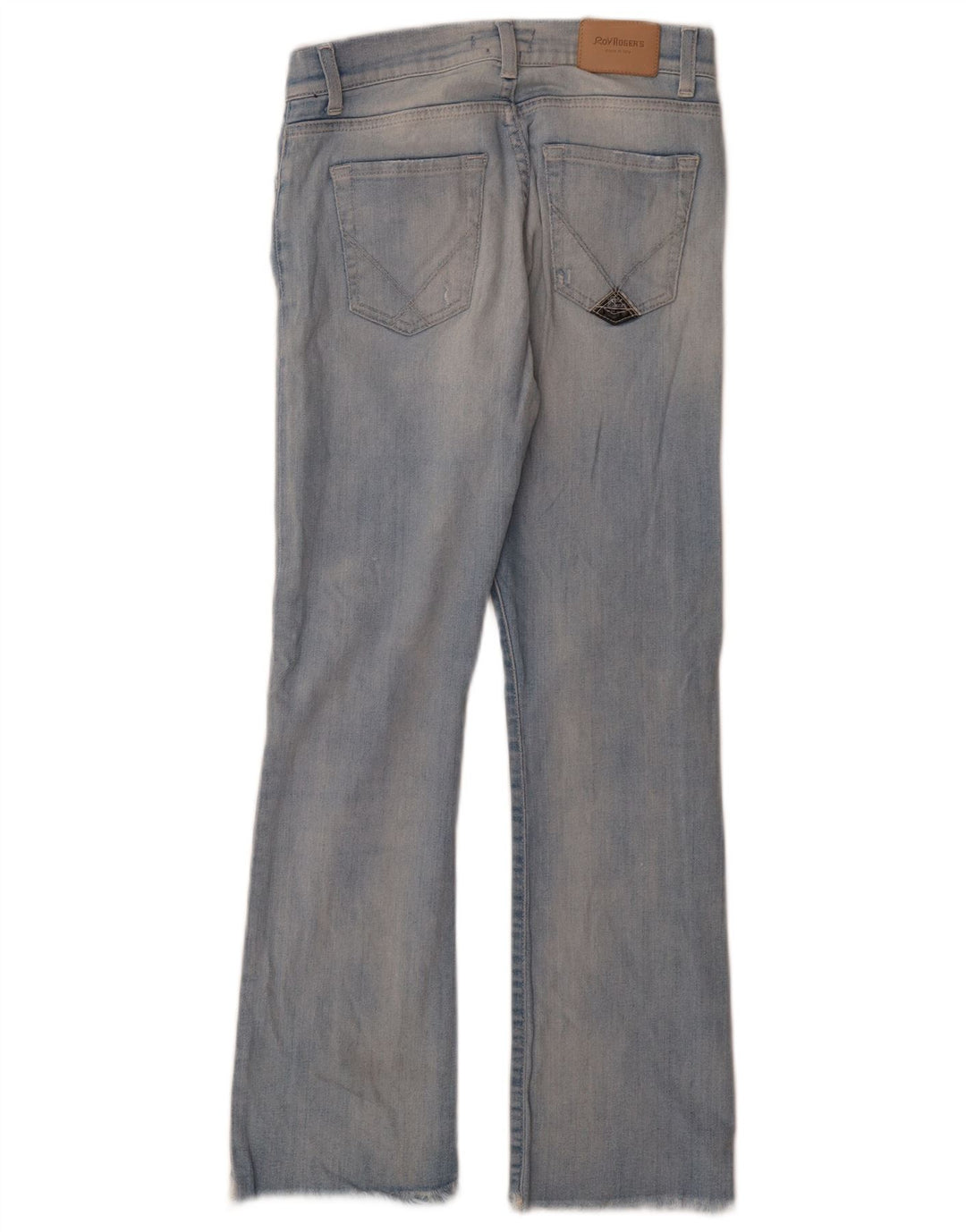 Roy Rogers Jeans desgastados para mujer W25 L28 Algodón azul