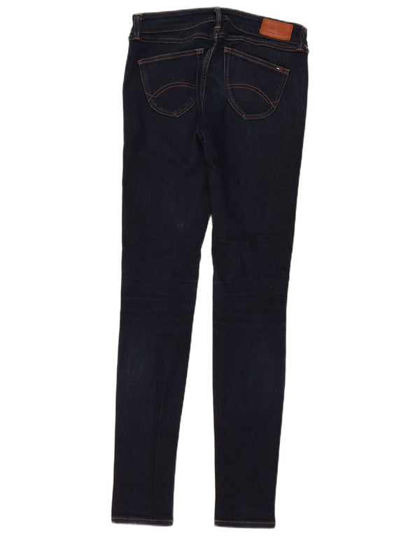 Tommy Hilfiger Vaqueros pitillo de cintura baja para mujer W28 L34 Algodón azul marino