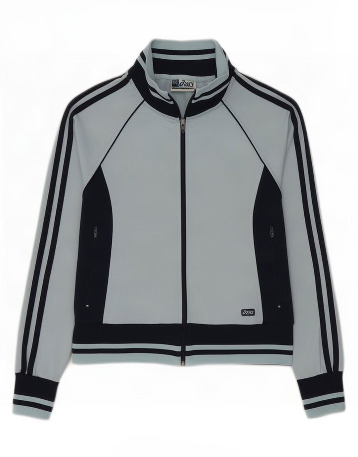 Asics - Chaqueta de chándal para mujer, talla 40, color azul medio