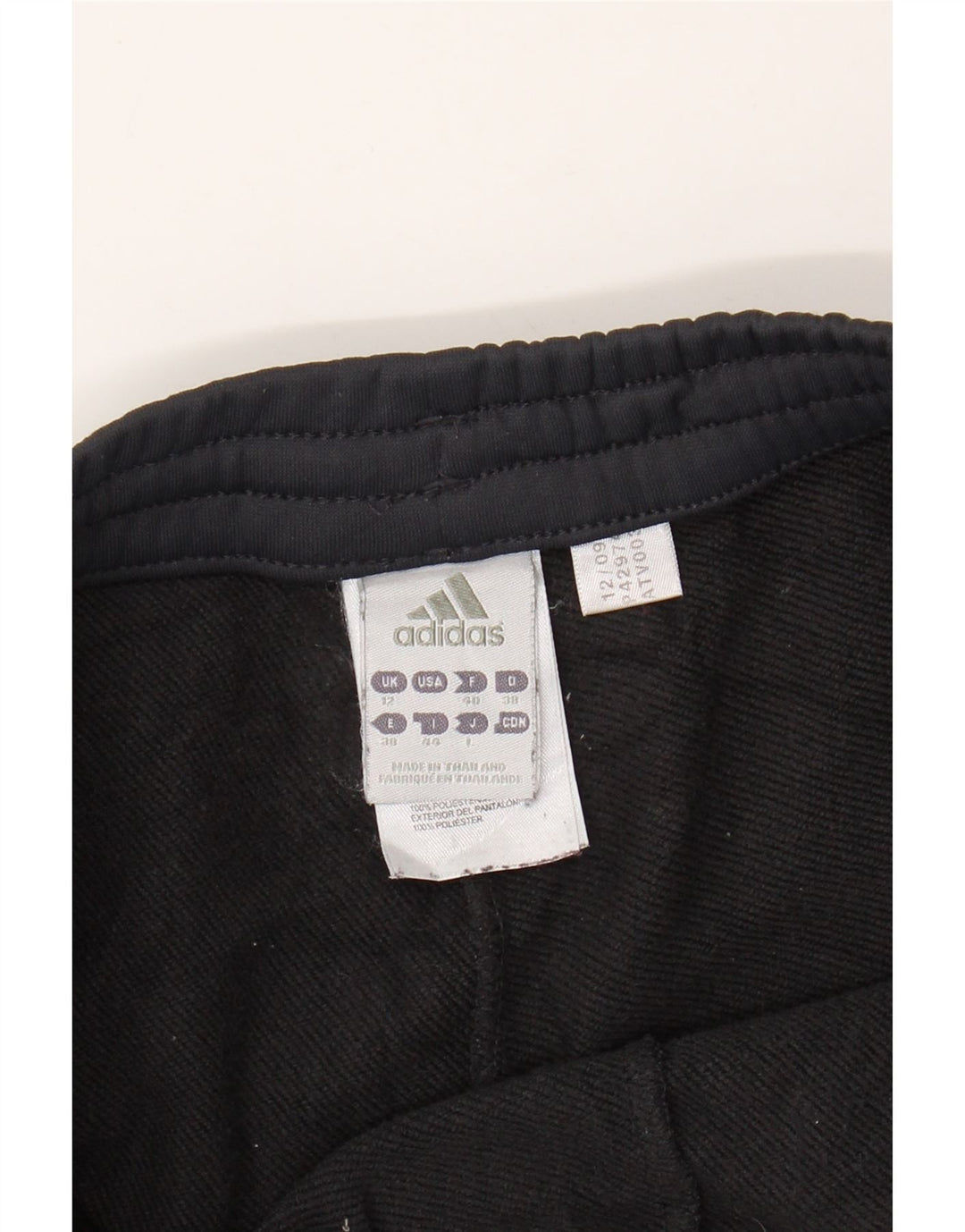 Adidas Pantalones de chándal para mujer Joggers UK 12 Poliéster gris medio