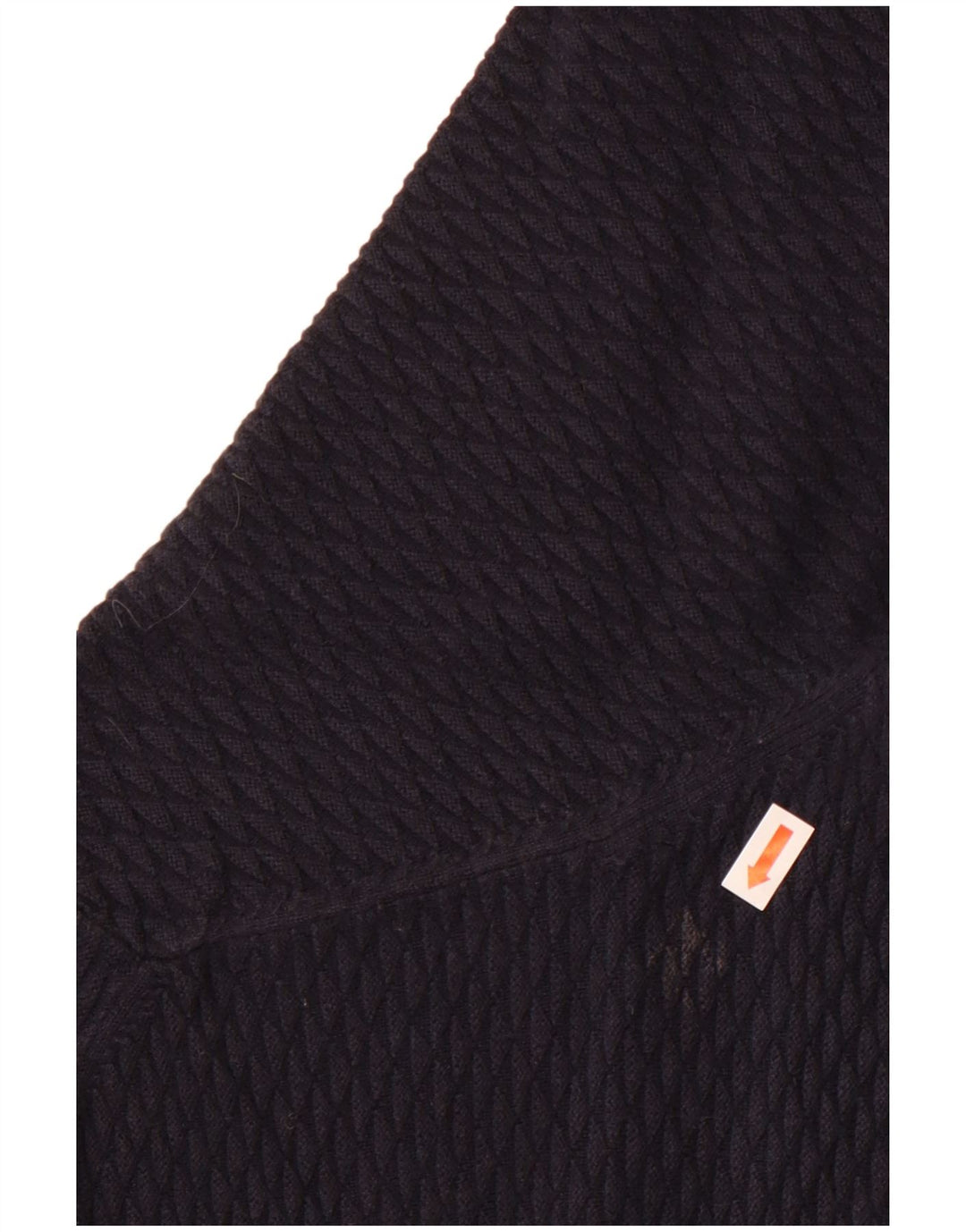 MASSIMO DUTTI Jersey con Cuello Barco para Mujer UK 10 Small Azul Marino Algodón