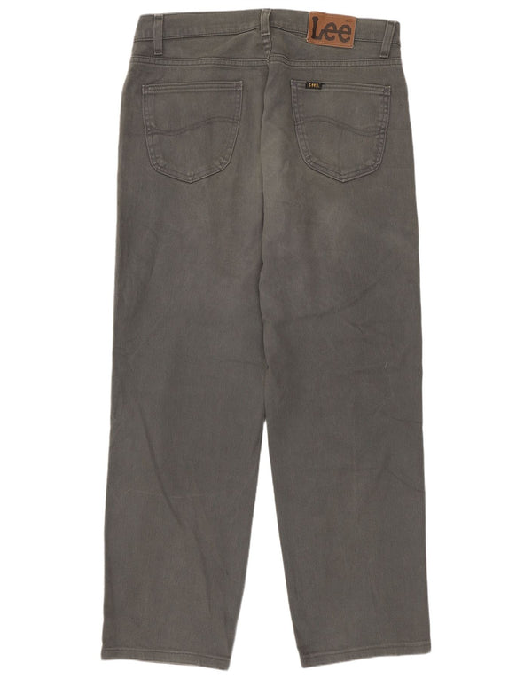 Lee Mens Straight Jeans W34 L30 Grey