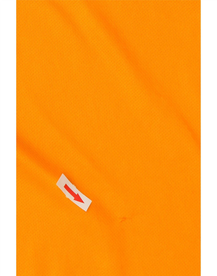 Adidas Hombre Camiseta Top Medium Naranja Colorblock