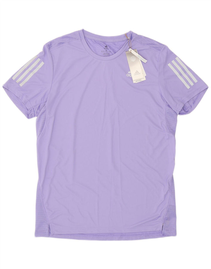 Adidas Hombre Aeroready Camiseta Superior Medio Púrpura Poliéster
