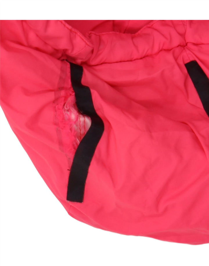 SUPERDRY Chaqueta acolchada con capucha para mujer UK 10 Small Pink Nylon